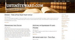 Desktop Screenshot of justinsteward.com