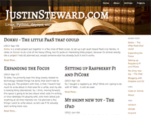 Tablet Screenshot of justinsteward.com